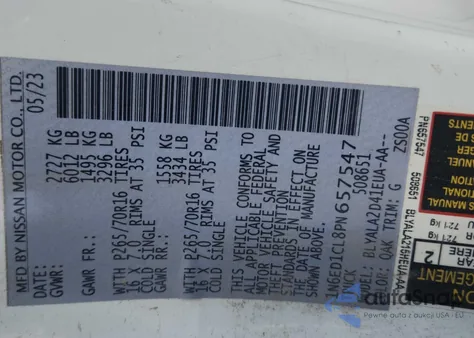 2023 Nissan Frontier S from USA, damaged, VIN 1N6ED1CL8PN657547